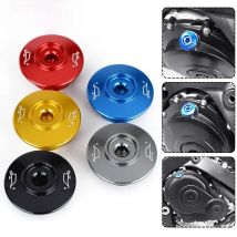 Motorcycle Engine Oil Filter Cover Oil Plug Cap For APRILIA DORSODURO 750 RSV4 FACTORY SHIVER 750 TUONO 1000R V4 1100 FACTORY
