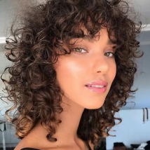 Sleek Curl Human Hair Wigs For Women Short Bob Wig With Bangs Pixie Cut Wig Jerry Curl Short Wigs Ombre Colored Short Curl Wigs