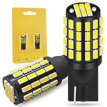 2pcs T10 LED Canbus bulbs led W5W 168 194 No Error 3014SMD White 12V Plate Lights Turn Signal Lights for BMW Audi Mercedes BENZ