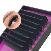 GLAMLASH 16Rows Faux mink soft mink individual eyelash extension lashes maquiagem cilios for professional perfect use