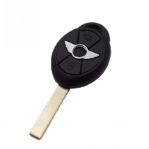 Xinyuexin Uncut Blade Remote Replacement Car Key Fob Shell Case Fit for Old BMW Mini Cooper S R50 R53 Blank Car Key 3 Buttons