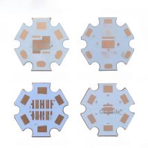 1-10 PCS 20mm Copper PCB XPG XPG2 XPE2 XML XML2 XHP50 XHP70 MKR 3V6V12V led PCB 20mm x 1.6mm Copper Star 16mm Heatsink PCB
