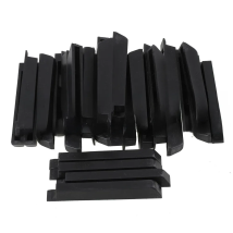 36 x Black PVC Piano Keyboard Key Top Sharp S Parts for Piano Replacement Repair