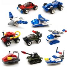 Mini Building Blocks Car Toys Military Blocks Brick Educational Blocks Toys for Children