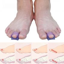 Pexmen 2/4Pcs Hammer Toe Straightener Hammertoe Corrector for Curled Crooked Bent and Claw Toes Stop Toe Overlap and Rubbing