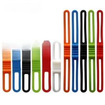 PACK Silicone Strap Bike Front Light Holder Bicycle Handlebar Fixing Tie  Bycicle Torch Flashlight Bandages Speaker Mount