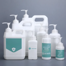 Empty plastic HDPE bottle with Pump dispenser hand washing liquid Lotion Container Leakproof Refillable bottle 1PCS