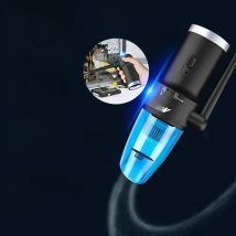 Car Vacuum Cleaner Compressed Air Duster 2-in-1 Portable Electric Air Blower for Keyboard Computer Seat Device Cleaners