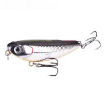 1 Pc Top Water Pencil Fishing Lure 5cm 5.5g Floating Dog Walking Wobblers Tackle Artificial Hard Bait with 10# Hooks for Bass