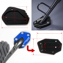 SIDE STAND EXTENDER FOR SUZUKI V-Strom DL650 DL 650/XT 2004 - 2022 V Strom DL1000 1000/XT 2014- 2021 Kick Stand Extension Plate