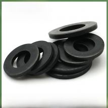 Black 304 Stainless Steel Circular Plain Gasket M2 M2.5 M3 M4 M5 M6 M8 M10 M12 M14 M16 M18 M20 M22 M24 M27 M30 Flat Washer GB97