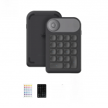 HUION Keydial Mini Wireless Keyboard Bluetooth Connectivity Keyboard with Dial, for Drawing Tablet PC MacBook Surface Pro Laptop
