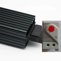 HG140 100W 15W Industrial Cabinet Heater 35mm Din Rail Type Fan Heater PTC Sermiconductor Heater Work with Thermostat