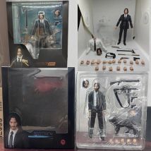Anime Mafex 212 John Wick Figure 085 JOHN WICK Chapter 2 with Dog Chapter 4  PVC Joints Moveable Toy
