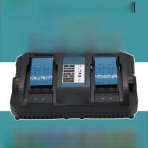 DC18RD 18V Dual Charger For Makita BL1830 BL1415 BL1430 BL1840 BL1850 BL1860 14.4V-18V Li-ion Battery Replacement 6A Charger
