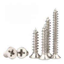 50pcs/lot Cross Recessed Countersunk Flat Head Self-tapping Screw M3 M3.5 M4 M5 M6 M8 Stainless Steel Phillips Furniture Screw