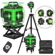 16 Linien 4D-Laser Level 3 °   Nivellierungswerkzeug mit selbstnivellierender Funktion, omnidirektionale Bodenwandaufkleberlinie mit Stativständer