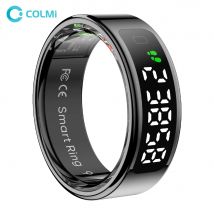 COLMI R12 Smart Ring con schermo di visualizzazione e touch, sanitari, ricarica wireless, impermeabile 5 ATM per uomini e donne