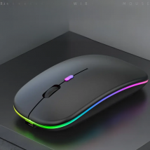 Tablet Phone Computer Bluetooth Wireless Mouse Charging Luminous 2.4G USB Wireless Mouse Portable Mouse