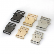 1piece Metal Backpack Strap Buckle Quick Side Release Clasp for DIY Bag Outdoor Backpack Strap Belt Webbing Lether Craft