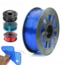 3D Printer TPU Filament Flexible 1.75mm 250G Sublimation Plastic Filaments 95A 3D Printing Materials Black Transparent Red Blue