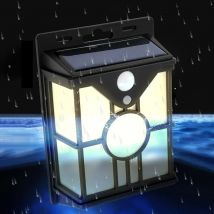 Solar Powered Sensing Waterproof Outdoor Wall Light with High  Quality Panels, Ideal for Villa Courtyards,  Home Exteriors