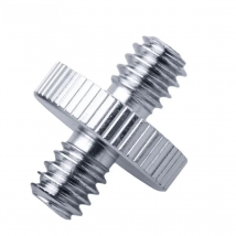 1/4" Male to 1/4" Male Threaded Adapter 1/4 Inch Double Male Screw Adapter Supports Tripod Stand Metal Camera Accessories