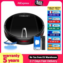 Odkurzacz Robot LIECTROUX V3S PRO,zestaw do mopowania na sucho i mokro, inteligentne mapowanie,aplikacja WiFi, ssanie 4KPa,silnik bezszczotkowy, współpracuje z Alexą,idealny do sierści