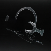 1 pc Orthodontic Dental Plastic Mouth Opener Transparent Cheek Retractor with Handle C shape Cheek Lip Retractor