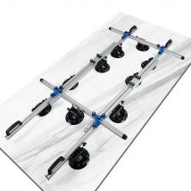 Multifunctional Large Format Tile Slab Carry System Granite Ceramic Tile Handling Lifter Tool with Silicone Suction Cups