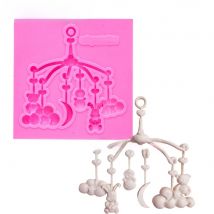 Baby rabbit Bear silicone mold fondant mould cake decorating tools chocolate gumpaste molds T0989