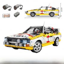 3887Pcs Technical 1:8 City Super Speed S1 Sports Car  Building Blocks Remote Control Quattro Vehicle Bricks Toys Kids Gifts