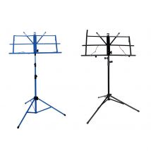 Foldable Music Stand Tripod Stand Stainless Steel Desktop Music Sheet Adjustable Holder with Bag Musical Instrument Accessories