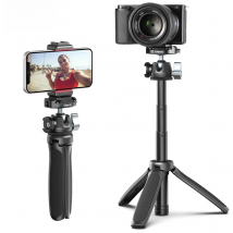 Ulanzi MT-46 Mini Tripod Extend With Quick Instal Release Kit For DSLR SLR Camera Smartphone Tripod Live With Cold Shoe