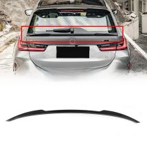 Car Tail Wing Top Spoiler Roof Carbon Fiber Trunk Splitter For BMW M3 G81 3 Series G21 Touring Spoiler 2021+ M4 Style