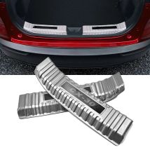 For Mazda CX30 CX-30 2022 2021 2020 Trunk Cover Protector Sill Rear Bumper Guard Plate Trim Car Accessories