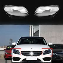 Car Headlight Cover Headlamp Light Glass Len Case Auto Shell Cover For Benz 2015-2018 C-Class W205 C180 C200 C260L C280 C300
