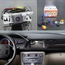 RCA & Original Screen Compatible Adapter For Citroen C5 2007~2016 Car Rear View Camera Back Up Reverse Camera CCD Night Vision