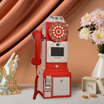 wedding party 32G  audio video guest book phone  Retro style retro phone booth  message recording video audio guest book phon