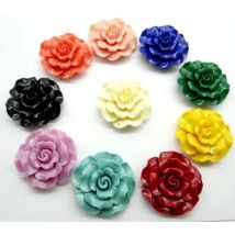 natural Chinese Organic Cinnabar Quartz crystal carve of flower charm Pendant for diy Jewelry making Necklace Accessories  A8