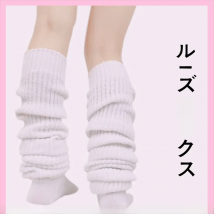 Japan JK Uniform Loose Socks Anime Cosplay Women Slouch Socks Girl Student Stocking Leg Warmers