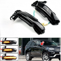 LED Dynamic Turn Signal Light Indicator Rearview Mirror Blinker Repeater Lamp For JEEP GRAND CHEROKEE WK2 2010 2011 2012-2020