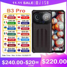 IIIF150 B3 Pro 5G Macchina robusta Smartphone ultrasottile Android 14 10800mAh 16GB 512GB Doppio display Fotocamera da 100MP