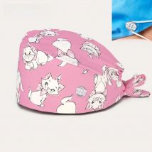 Cotton Surgical Scrub Hats for Women and man Adjustable Medical Scrub Cap Doctor Working Hat for Doctor Nurse hospita work cap