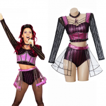 SIX the Musical Cosplay Katherine Howard Costume Top Skirt Set Performance Set Halloween Costume Music Festival Outfits for Wome