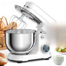 BioloMix Kitchen Food Stand Mixer, 1200W 11-Speeds DC Motor, Digital OLED Screen, Electric Food Mixer with Dough Hook, Whisk