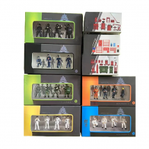 XCARTOYS 1:64 Mini Racing Driver SWAT Automobile Repairman Fireman Figurine Doll Toys