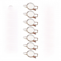BASEHOME 10pcs/lot Hair Jewelry Settings Cabochon Base Blank Bezel Trays for 18mm Cabochon Cameo DIY Alligator Clip Base