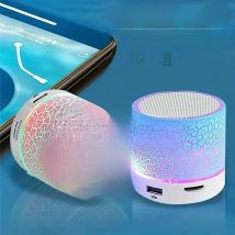 Bluetooth Mini Speaker Wireless Speaker Colorful LED TF Card USB Subwoofer Portable MP3 Music Sound Column For PC Phone