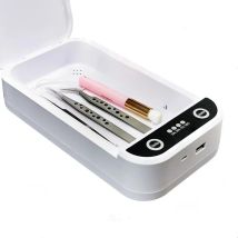 UV Light Sanitizer Box Tweerzers sterilizer Portable UVC Disinfectant  Aroma Function Phone Cleaner for Eyelash Extension Tool
